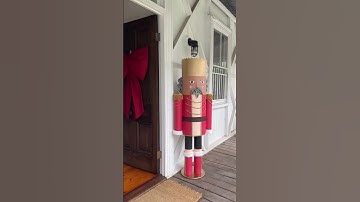 Making a 6 ft cardboard nutcracker ✨