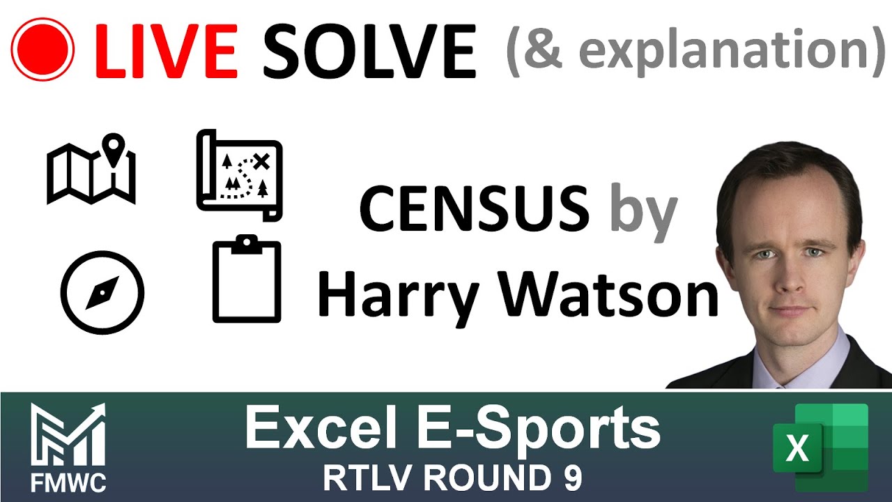Live solve and explanation of Census by Harry Watson (Road to Las Vegas Battle 9)