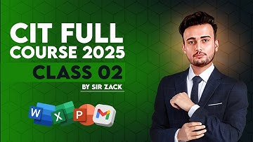 CIT Class 2 | MS Word Basics | By Sir Zack #msword #microsoft #ai
