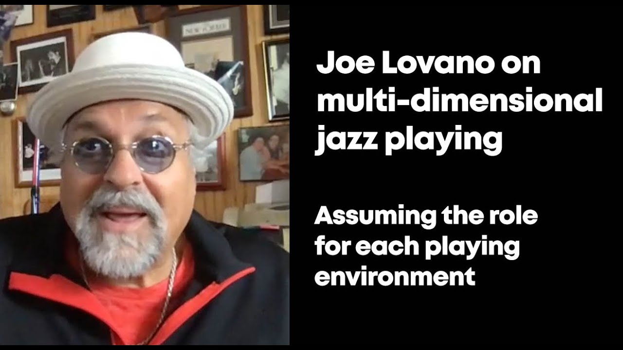 Joe Lovano on multi-dimensional playing - YouTube
