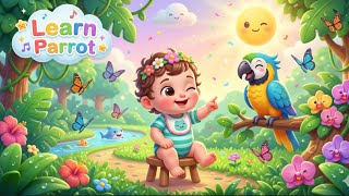 Educational videos for 3 year olds 🦜 | Talking Parrot Cartoon | Preschool Learning