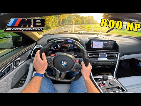 800HP BMW M8 Convertible *INSANELY LOUD* POV Drive