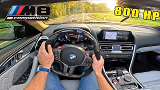 800HP BMW M8 Convertible *INSANELY LOUD* POV Drive