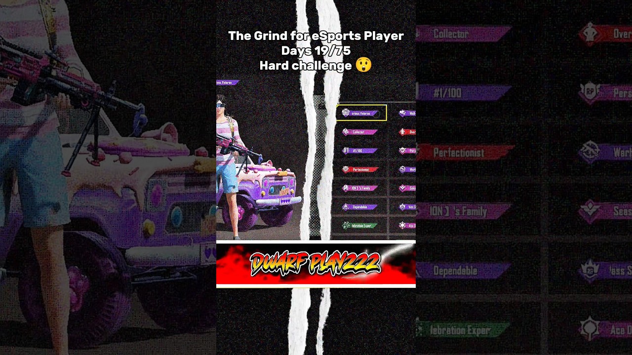 The Grind for eSports Player Days 19/75 Hard challenge 😲 