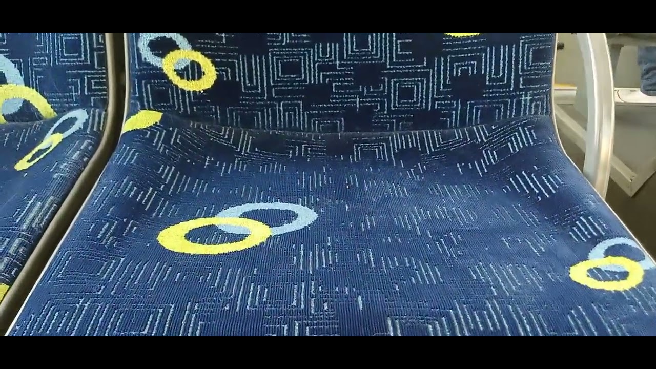 קטע נסיעה במטרונית חשמלית קו 3 לכיוון חיפה בקרית ים עם הכרזות חדשות 7.1.2025