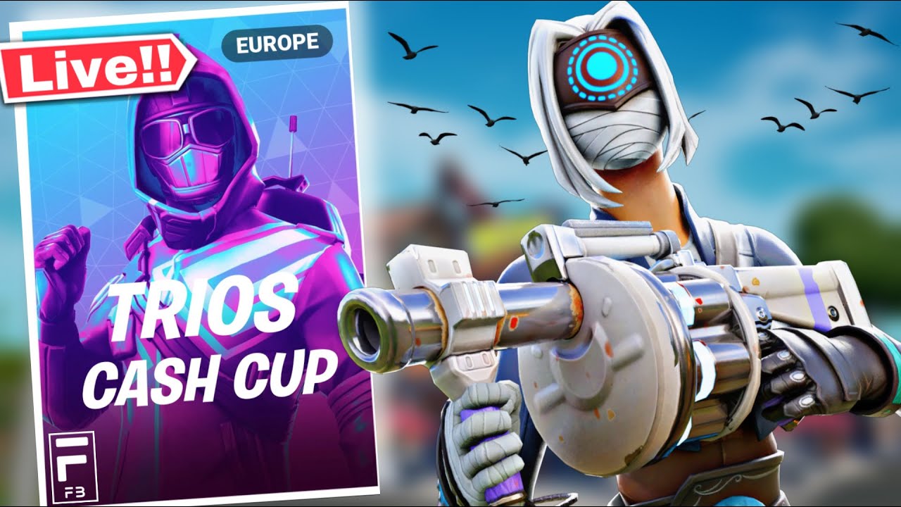 🔴 FORTNITE LIVE Trio Cash Cup🔴(Fortnite Season 5 Game Play) YouTube