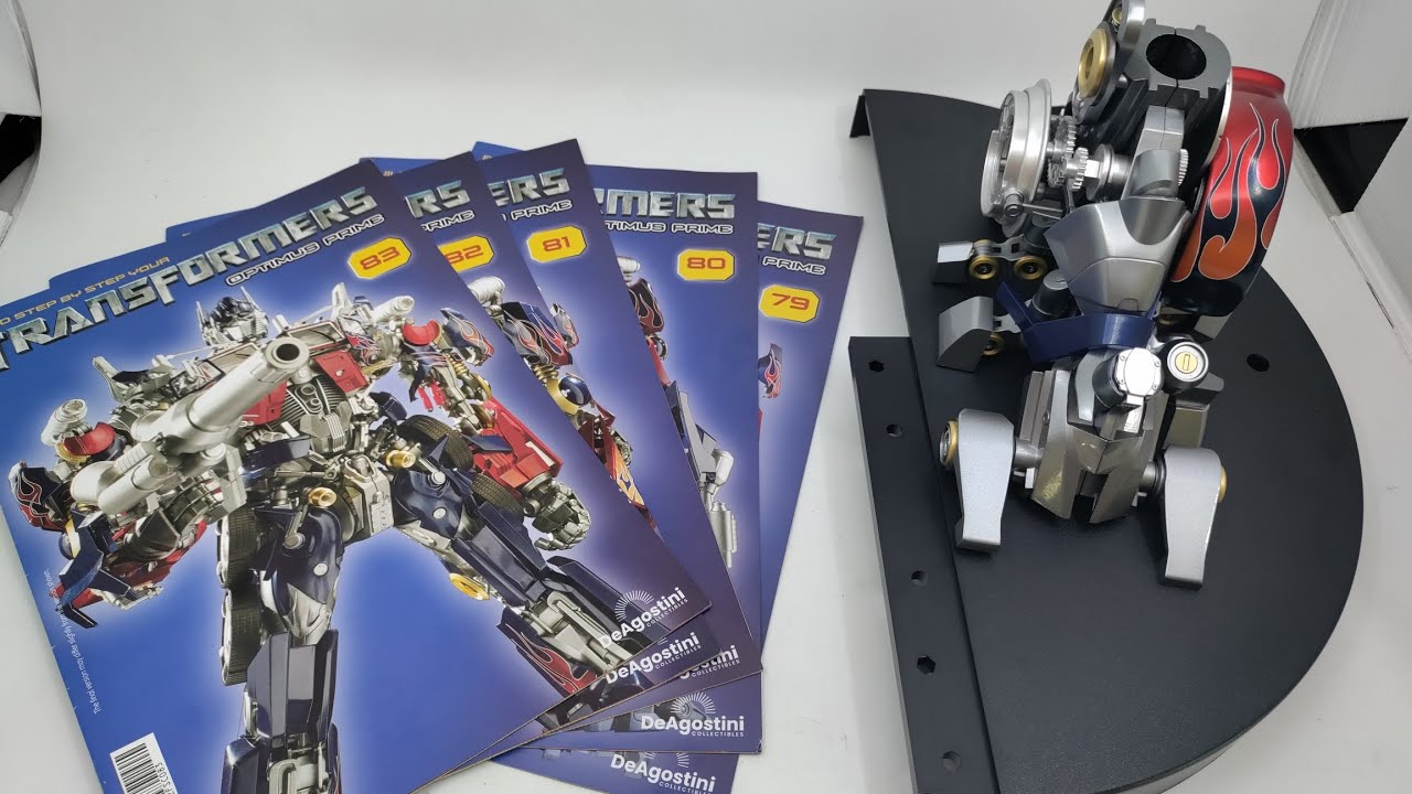 Transformers - Optimus Prime od DeAgostini - stavba čísla 79, 80, 81, 82, 83 v češtině