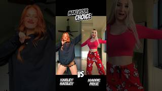 Harley Haisley And Maddie Price Doing Popular Dance Trend.