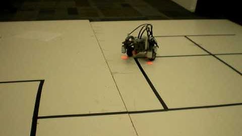Mindstorms NXT Multi-Robot Tape Maze Exploration (pt.1)
