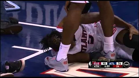 DeMarre Carroll's knee injury vs Cleveland (ECF 20...