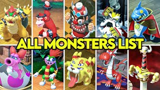 Super Mario RPG Remake - All Monsters List and Enemies Attacks