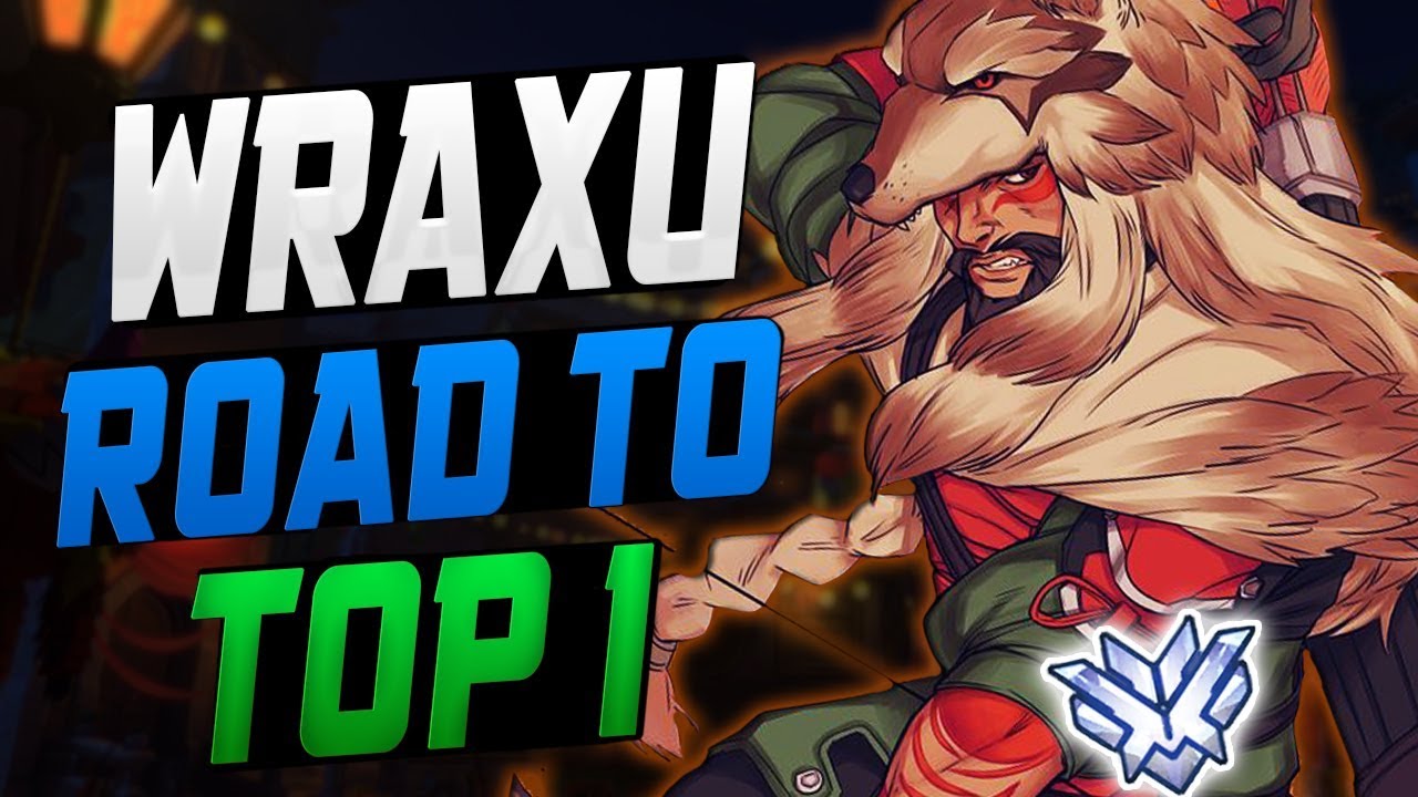 WRAXU AIMBOT HANZO! HE'S INSANE! [ OVERWATCH SEASON 8 TOP 500 ]