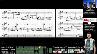 How to auto-generate SHEET MUSIC ANIMATION with music for any MIDI - FULL Tutorial