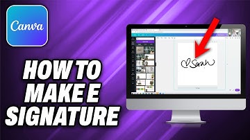 How To Make E Signature in Canva - Quick Help