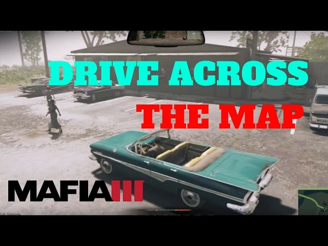 HOW BIG IS THE MAP in Mafia 3: Definitive Edition? Drive Across the Map (65  mph) 