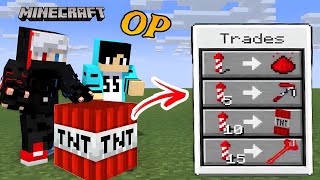 Minecraft But Blocks Trade Super OP Items with My FRIEND solub beast