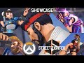 Overwatch 2 x Street Fighter 6 All 8 Skins Showcase (Emotes, Poses, Highlight Intros, and More)