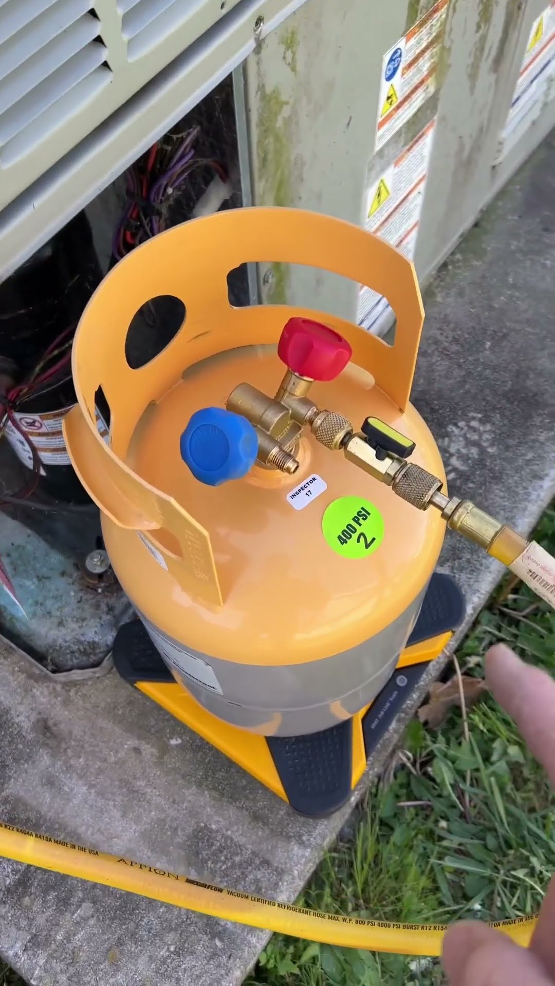 The Ultimate Recovery Setup!!  #hvac #howtohvac #refrigerant #hvacrepairs by Quality HVACR