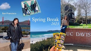 April 🐮| spring break, UC Davis visit, San Francisco & more