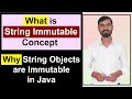 What is string immutable  why string object is immutable in java hindi