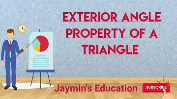 Exterior angle property of a triangle class 7 |exterior angle theorem | ncert solutions for class 7