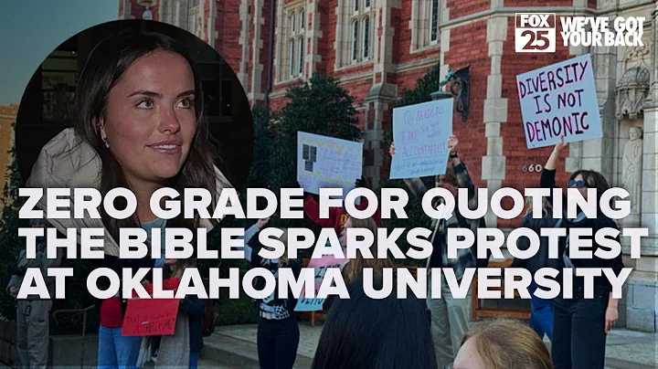 OU controversy over student receiving zero grade for citing bible verses for sources intensifies