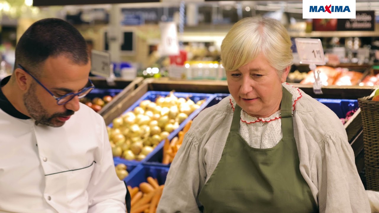 Bulvių banda, kepta ant kopūsto lapo