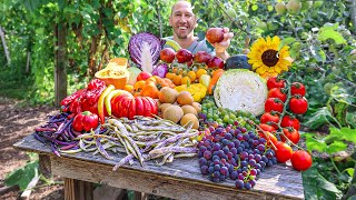 11YearOld Food Forest Garden Harvest!