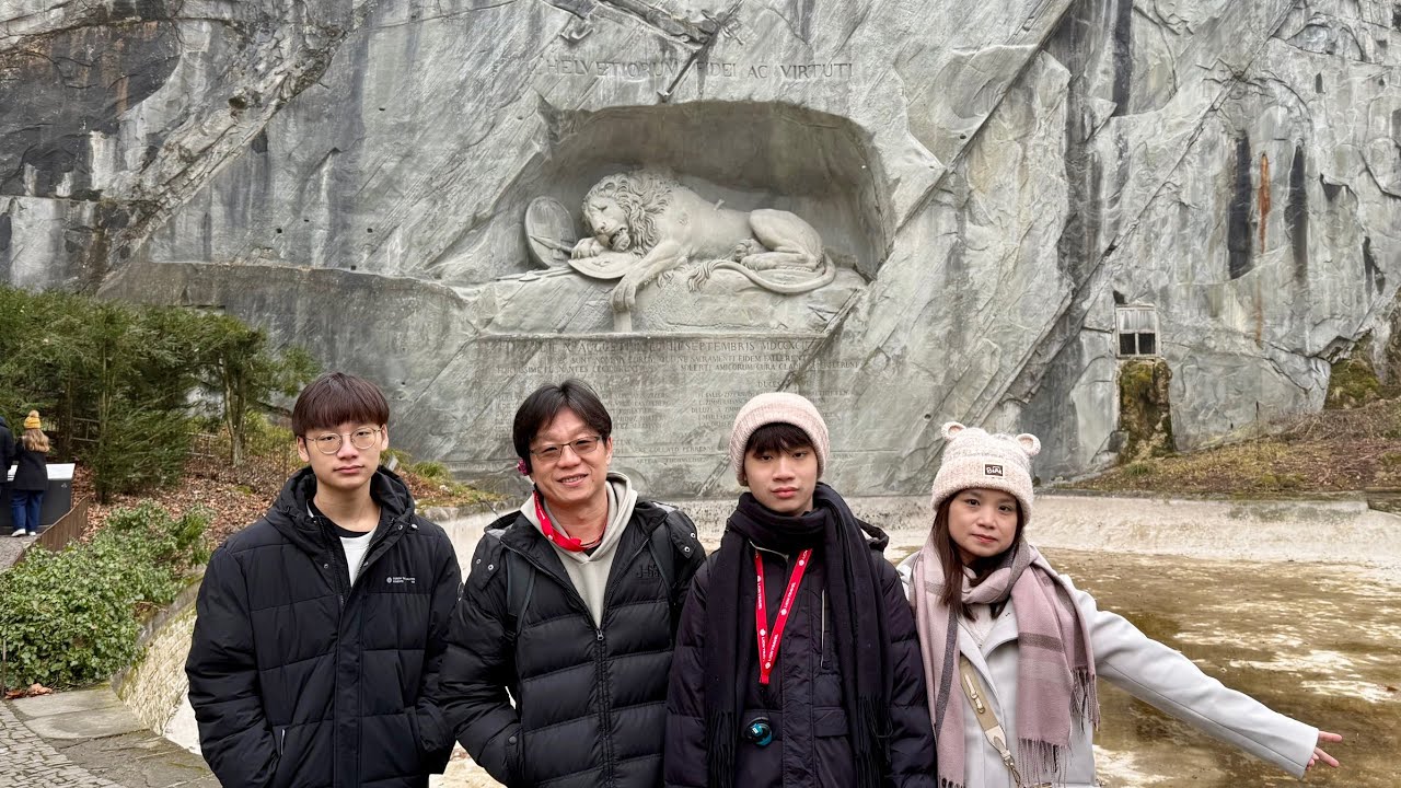 2025.2.4 德瑞十天之旅 第3天 (蘇黎世週邊 - 盧森～沉睡的石獅紀念碑、卡貝爾橋、舊市區 - 伯恩~舊城區)