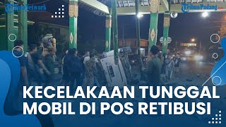 Kecelakaan Mobil Tabrak Pos Retribusi Pantai Parangtritis Bantul, 3 Korban Selamat