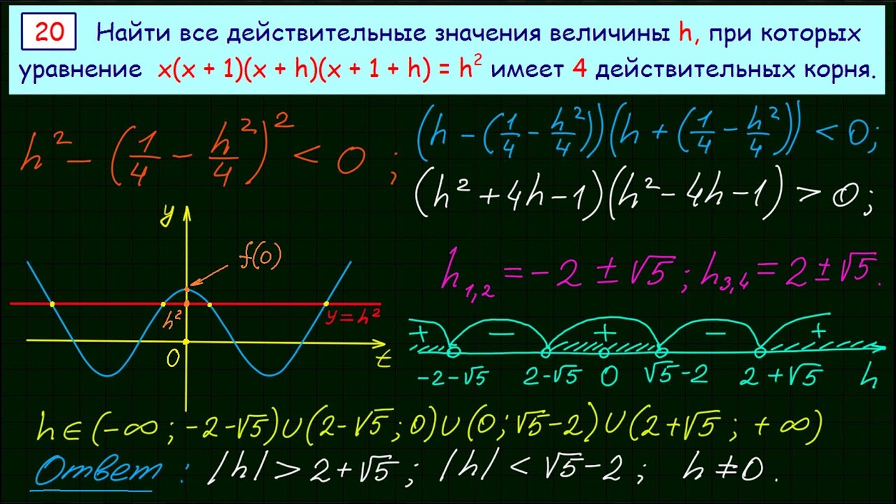 Задание 18 ЕГЭ Тренировочный вариант №82