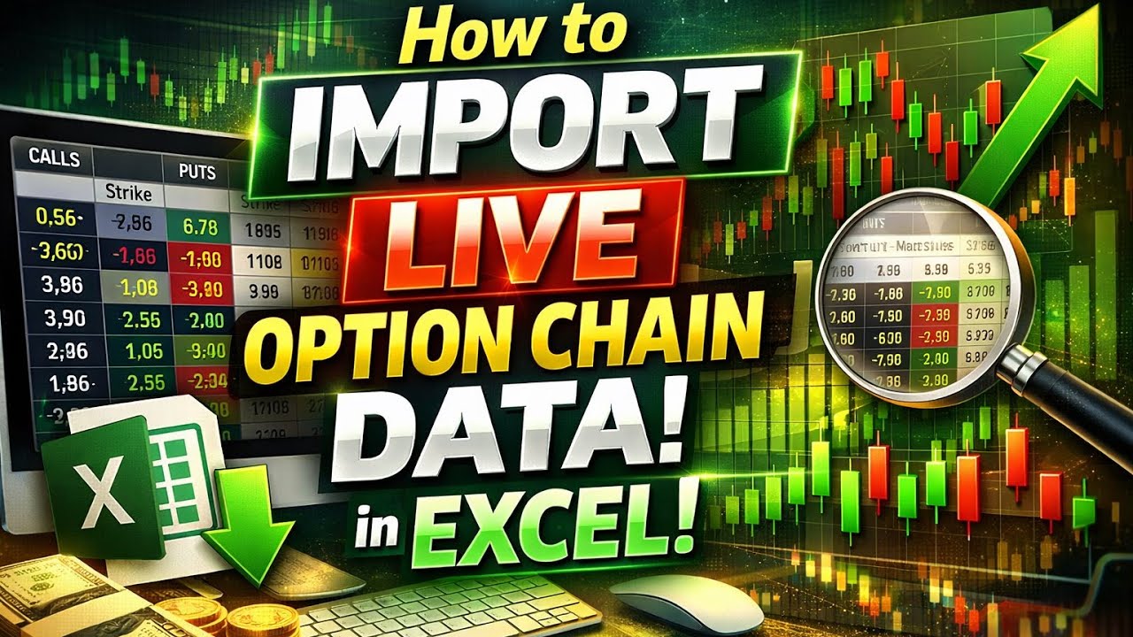 Learn How To Import live NSE OPTION CHAIN DATA in EXCEL | Must Watch 👀🔥 ...