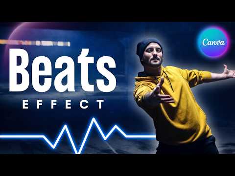 Canva Video Editing - How To Add Beats Effect In a Video