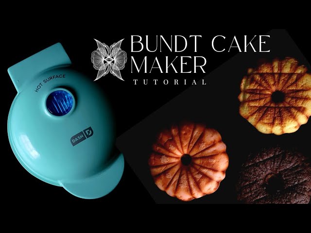  Mini Bundt® Cake Maker Aqua: Home & Kitchen