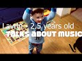 2.5 year old kid is into rock music/ rock education