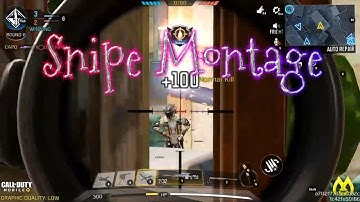 Snipe Montage (DLQ+ Locus+ Artic) | COD Mobile | CODM | Going Kawaii Crate