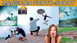 Mansoon Photoshoot Crazy Idea /Rain 📸 with barish _ms editz ||