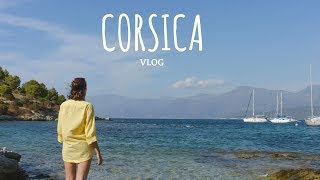 Isolated beach in Corsica🌫🏖 Protecting from the rough sea! | Vlog Corsica 03