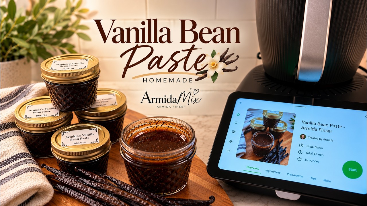 Cómo hacer Pasta de Vainilla Casera con Thermomix TM7 | Crea tu propia Receta en Cookidoo