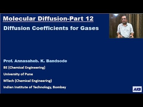Molecular diffusion in fluids Part 12: Estimation of Diffusion ...