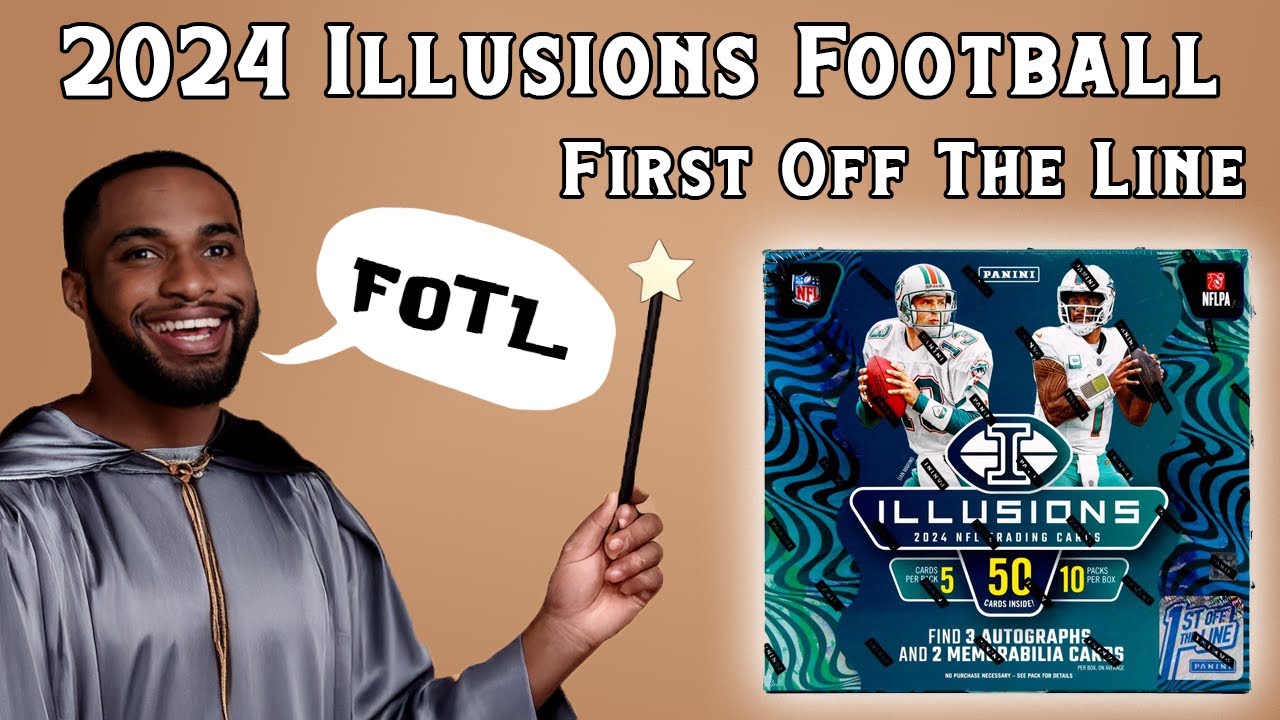 2024 Illusions Football First Off the Line Hobby Box | Watch an extra $43 dissapear! 