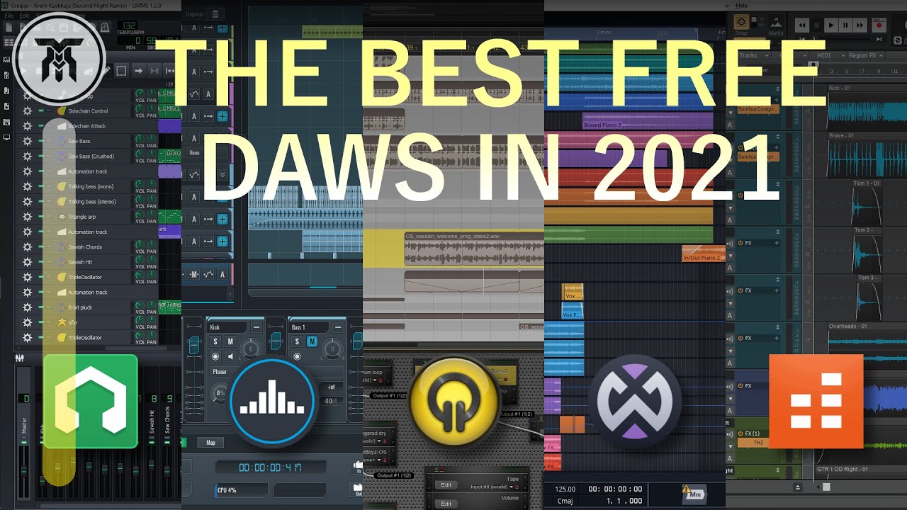 Det er billigt hårdtarbejdende Ulempe Best Free DAWs [Free Software to Make Music] (2021) - YouTube