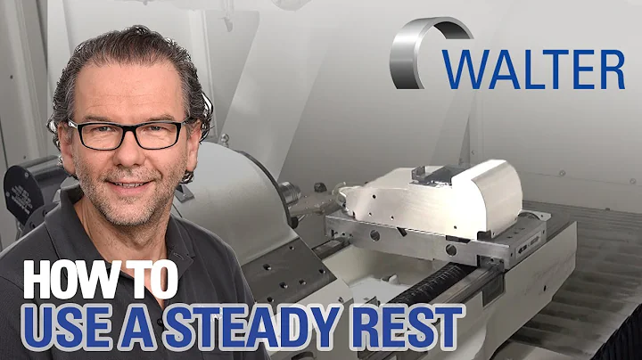 WALTER Tutorial "How to use a steady rest"