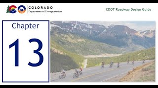 CDOT TETP Insights: 2023 RDG Chapter 13 - Bicycle and Pedestrian Facilities