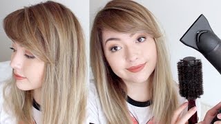 cómo peinar el flequillo de lado? consejos de cabello