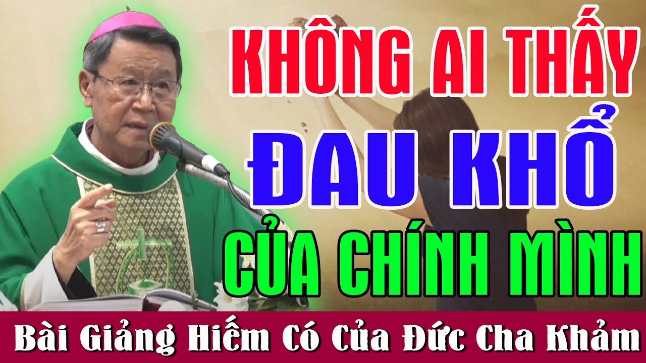 KHÔNG AI THẤY ĐƯỢC ĐAU KHỔ CỦA CHÍNH MÌNH - Bài Giảng Sâu Sắc Của Đức Cha Khảm