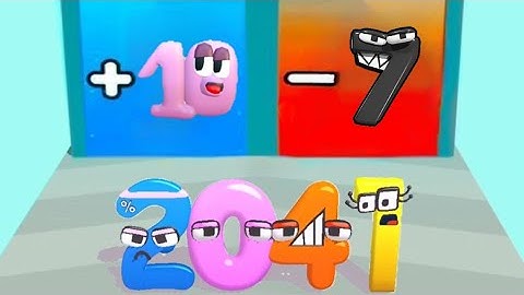 Merge Alphabet Lore Run Vs Merge Number Run | abcdefghijklmnopqrstuvwxyz