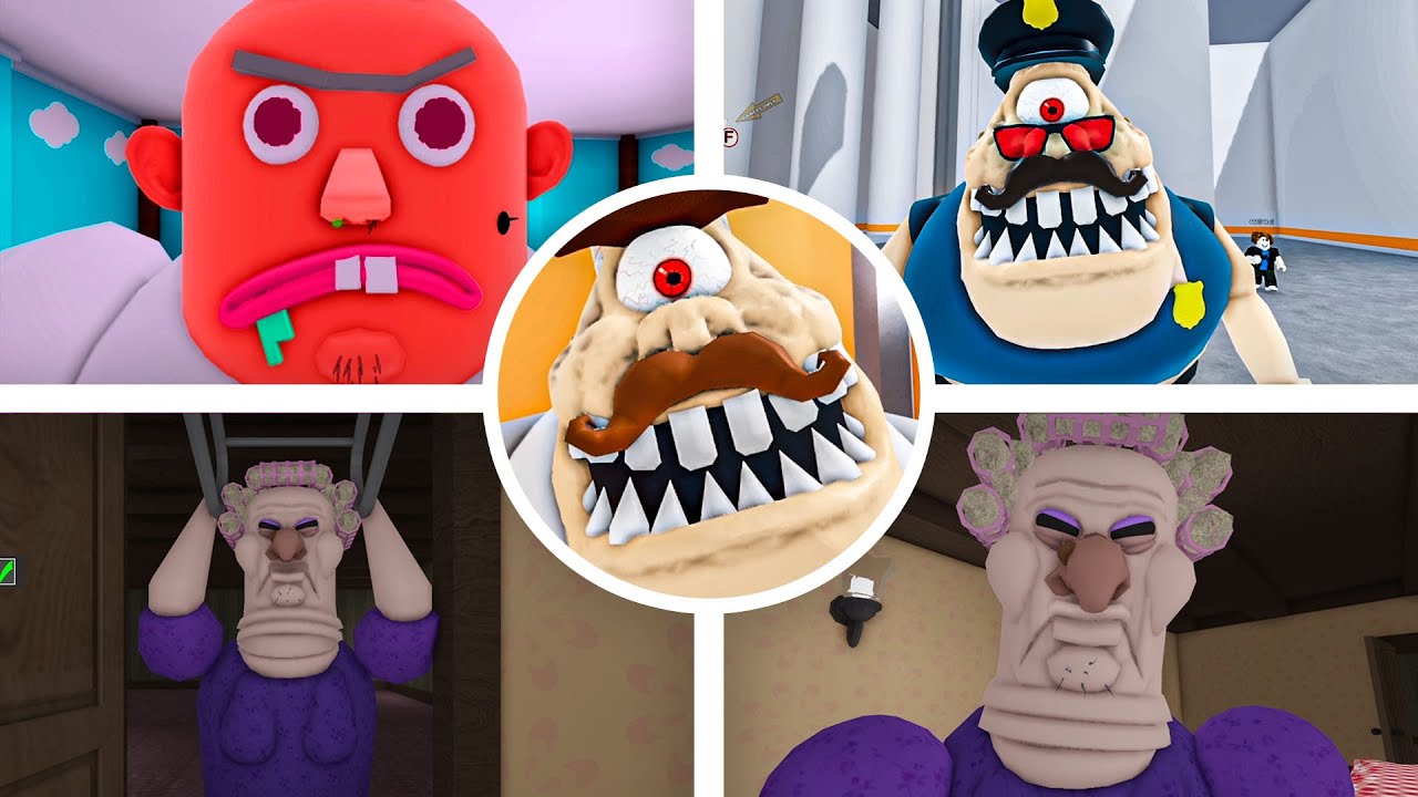 Escape GRUMPY GRAN! (SCARY OBBY) All JUMPSCARES - YouTube