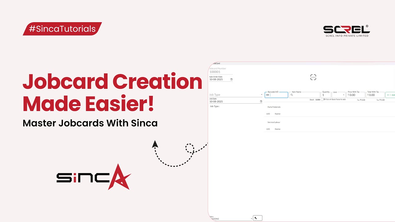 How to Create a Job Card | step 3 - Tutorial - YouTube