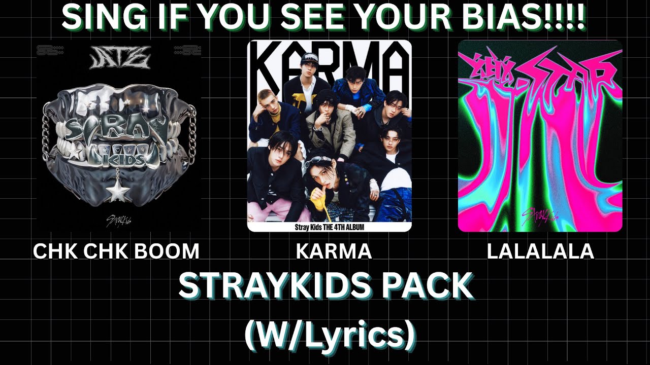 Sing If You See Your Bias!!! - SKZ PACK 🖤💙💚